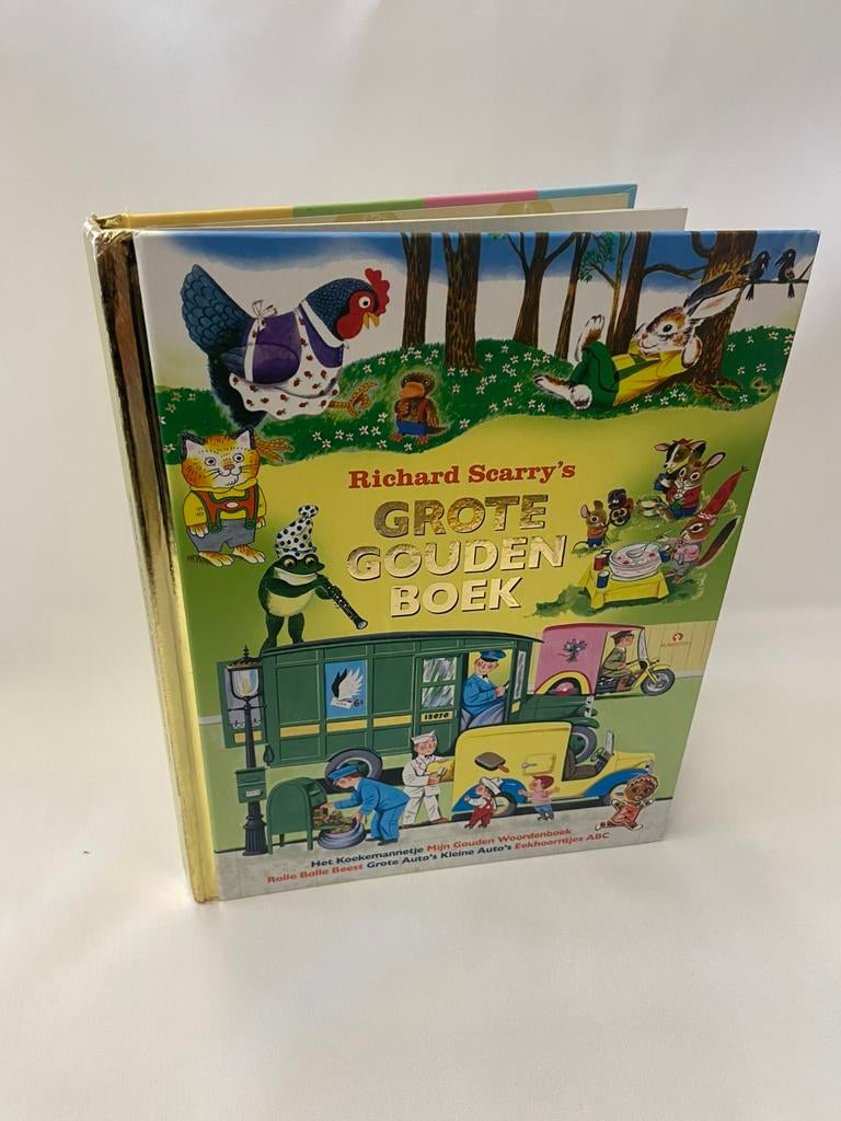 Richard Scarry Grote Gouden Boek, Boeken, Ophalen of Verzenden, Gelezen, Fictie algemeen, Voorleesboek