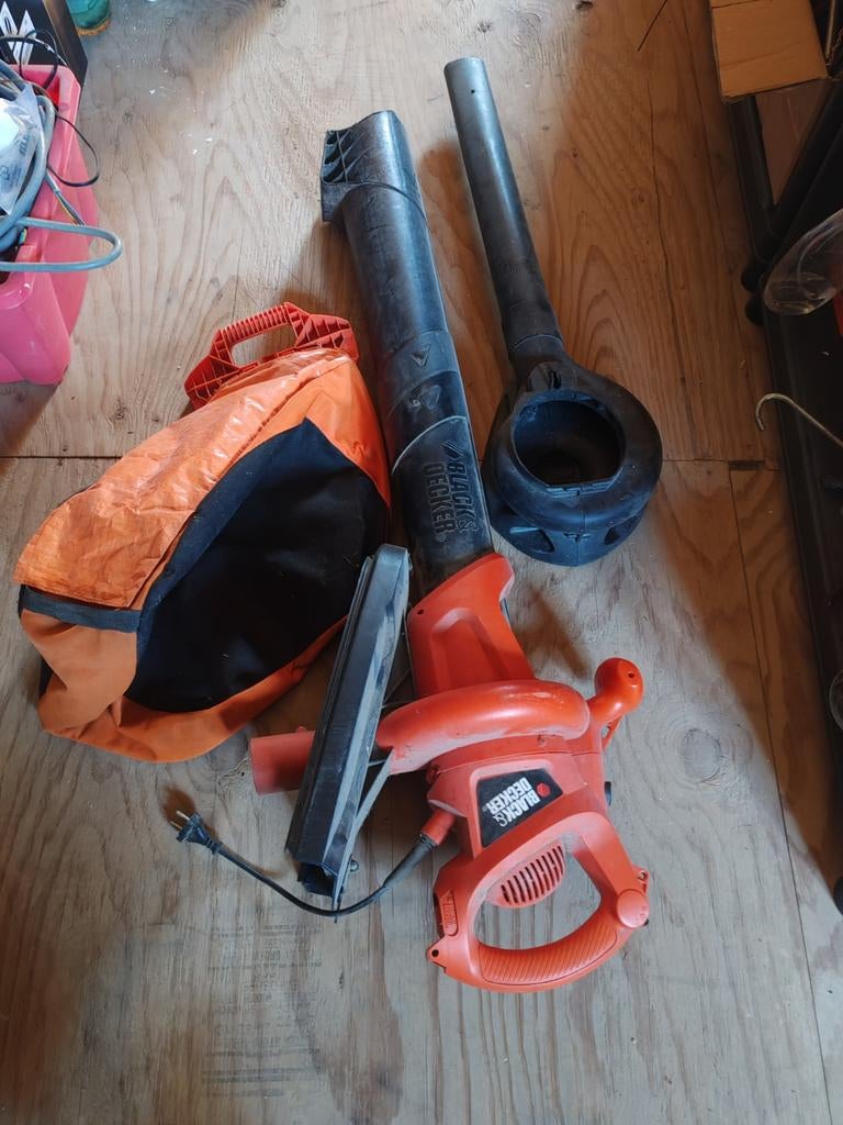 Black and Decker GW3000 Bladblazer en zuiger/ verhakselaar, Ophalen of Verzenden, Gebruikt, Elektrisch