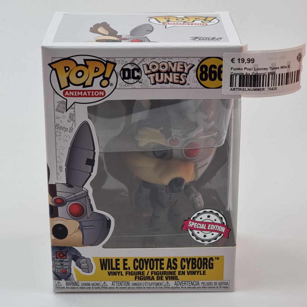 Funko Pop! Looney Tunes Wile E. Coyote As Cyborg! #866, Funko, Zo goed als nieuw, Support@funko.com, 2802 Wetmore Avenue, Suite 300
Everett, WA 98201
USA