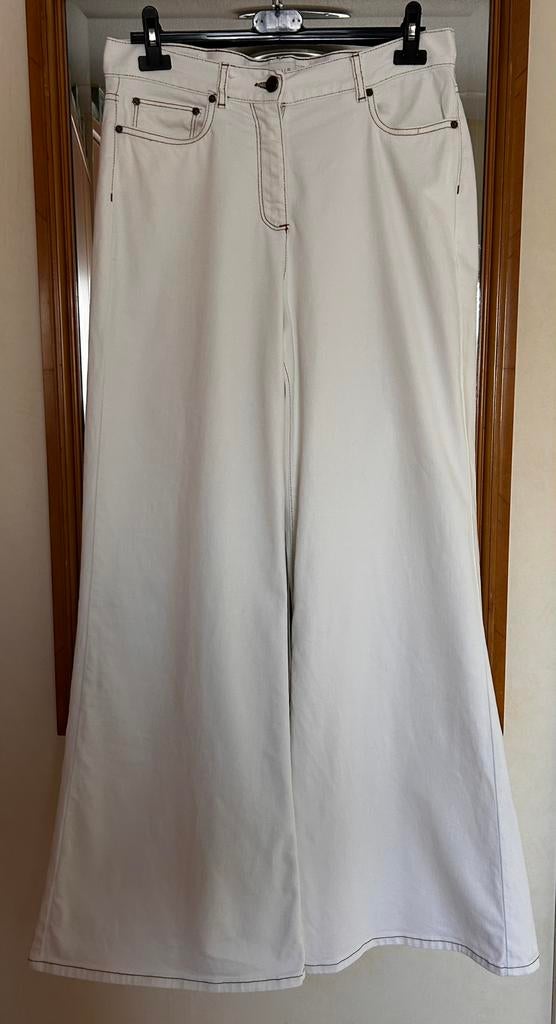 Nukus jeans crème wit maat M, Ophalen of Verzenden, Zo goed als nieuw, Blauw, W30 - W32 (confectie 38/40)