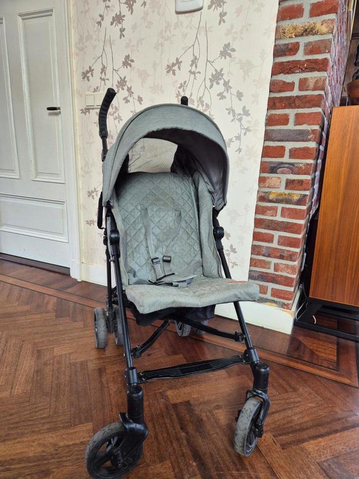 Little Dutch Buggy Groen - Compact en Handig, Kinderen en Baby's, Buggy's, Gebruikt, Overige merken, Verstelbare rugleuning, Zonnekap