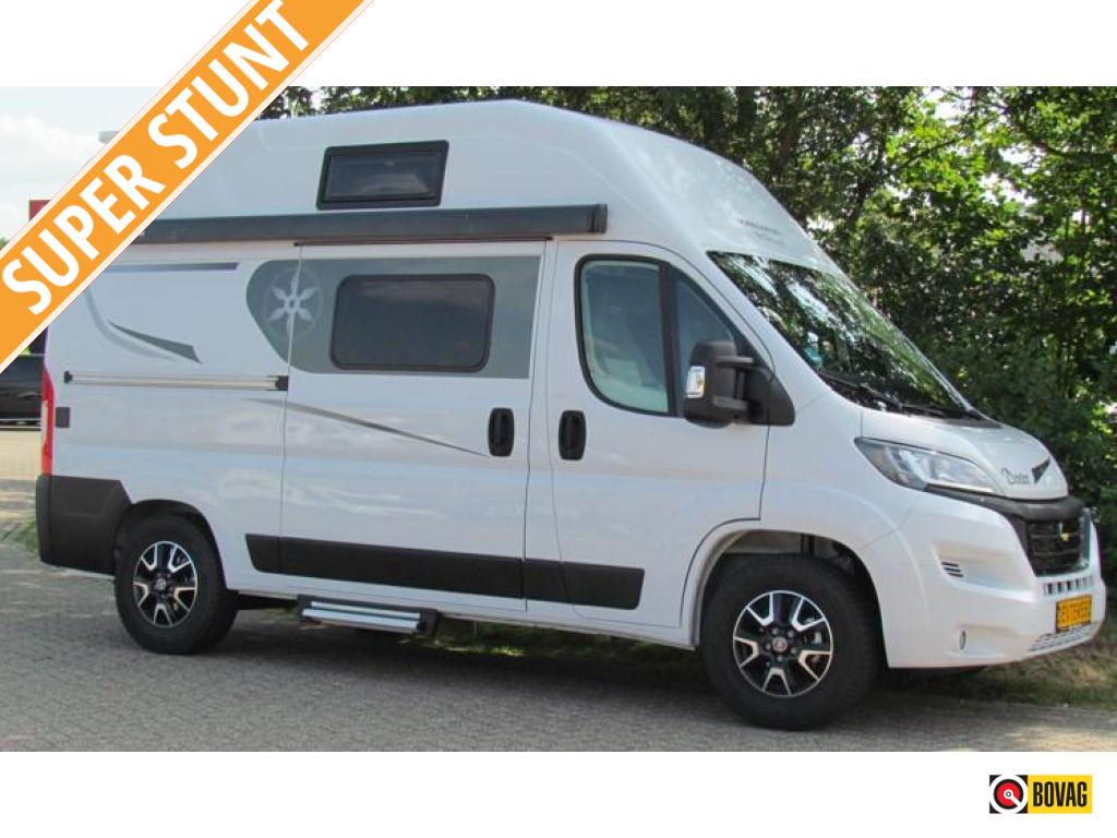 Karmann Dexter 550 4 persoons, Hefbed, Luifel, Buscamper of Camperbus, Fiat, Bedrijf