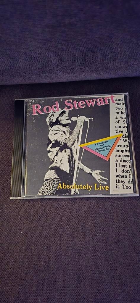 Rod Stewart - Absolutely Live CD Japanse persing, Ophalen of Verzenden, Gebruikt, Overige genres