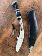 Kukri dolk India met schede en klein mesje, Ophalen