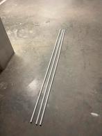 3x Ophangrail voor schilderijen, wit, 200cm, Ophalen, Gebruikt