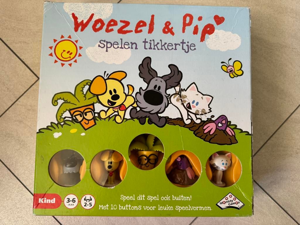 Bordspel Woezel & Pip tikkertje, Ophalen of Verzenden, Zo goed als nieuw