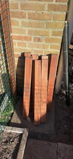 Hardhouten palen tuin, Tuin en Terras, Palen, Balken en Planken, Ophalen, Palen, Nieuw, Hardhout