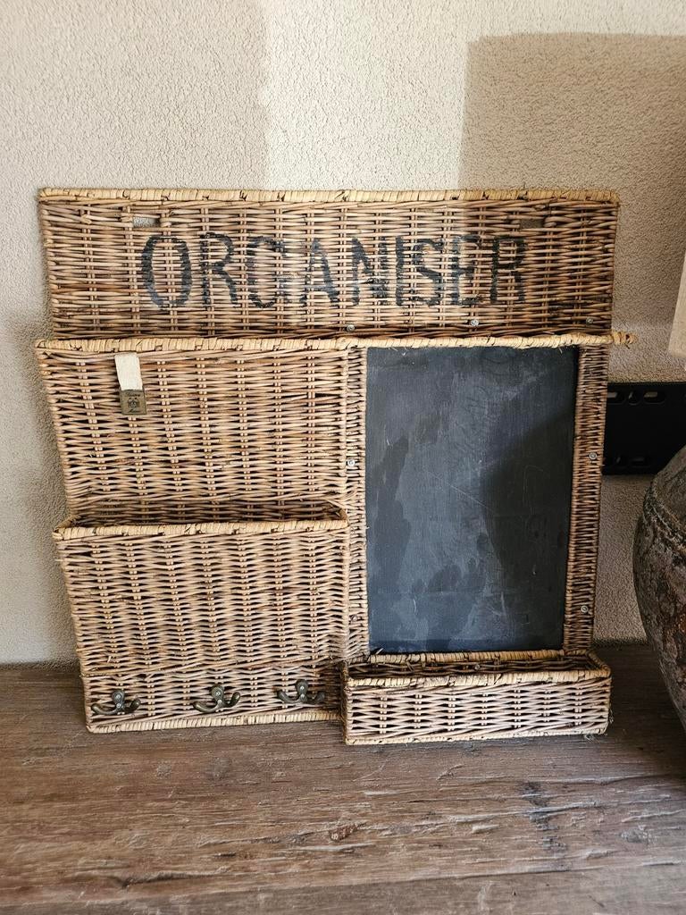 Rieten Organiser Riviera Maison, Huis en Inrichting, Ophalen, Zo goed als nieuw, Landelijk