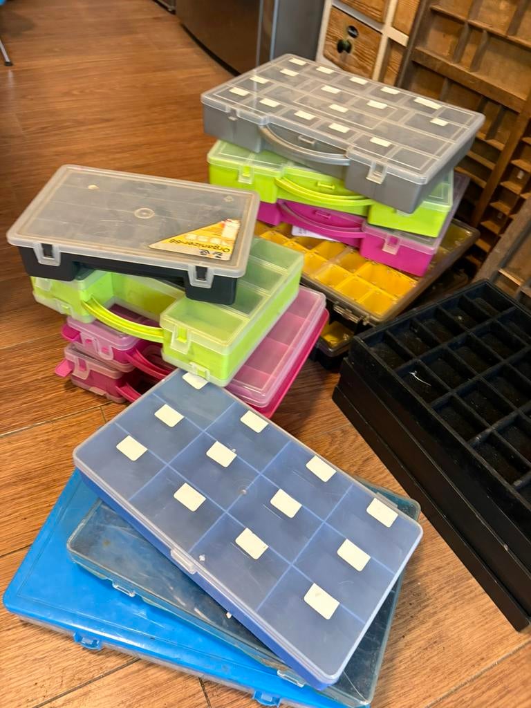 Letterbakken verdeelbakken, Ophalen, Gebruikt