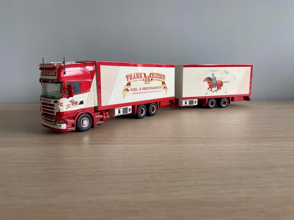 Tekno Scania R serie Frank De Ridder Combi WIpkar, Ophalen, Nieuw, Bus of Vrachtwagen, Tekno