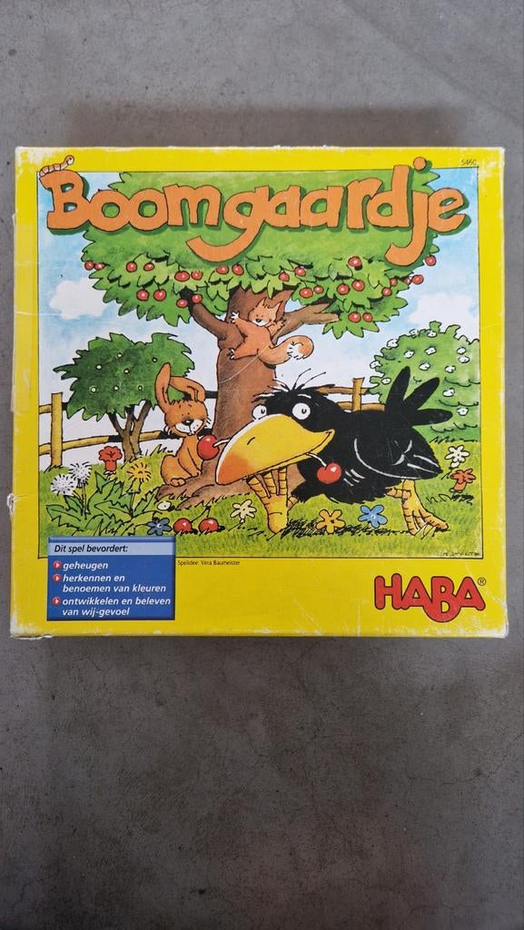 Boomgaardje HABA - Leuk coöperatief geheugenspel, Een of twee spelers, Ophalen of Verzenden, Gebruikt, HABA