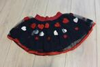 Monnalisa - Donkerblauwe hartjes rok - 98, Kinderen en Baby's, Kinderkleding | Maat 98, Meisje, Ophalen of Verzenden, Zo goed als nieuw