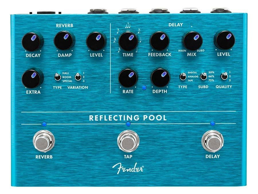 Fender Reflecting Pool Delay Reverb effectpedaal, ., Nieuw, Ophalen of Verzenden, Reverb