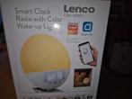 Lenco CRW-110WH Smart Wekker Radio met LED Lamp, Kunststof, Nieuw, Ophalen of Verzenden, Minder dan 100 cm