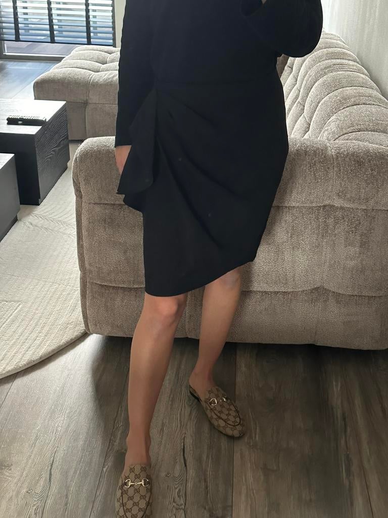 Zara rok zwart M plooi chique zakelijk kort, Maat 38/40 (M), Zwart, Nieuw, Ophalen of Verzenden