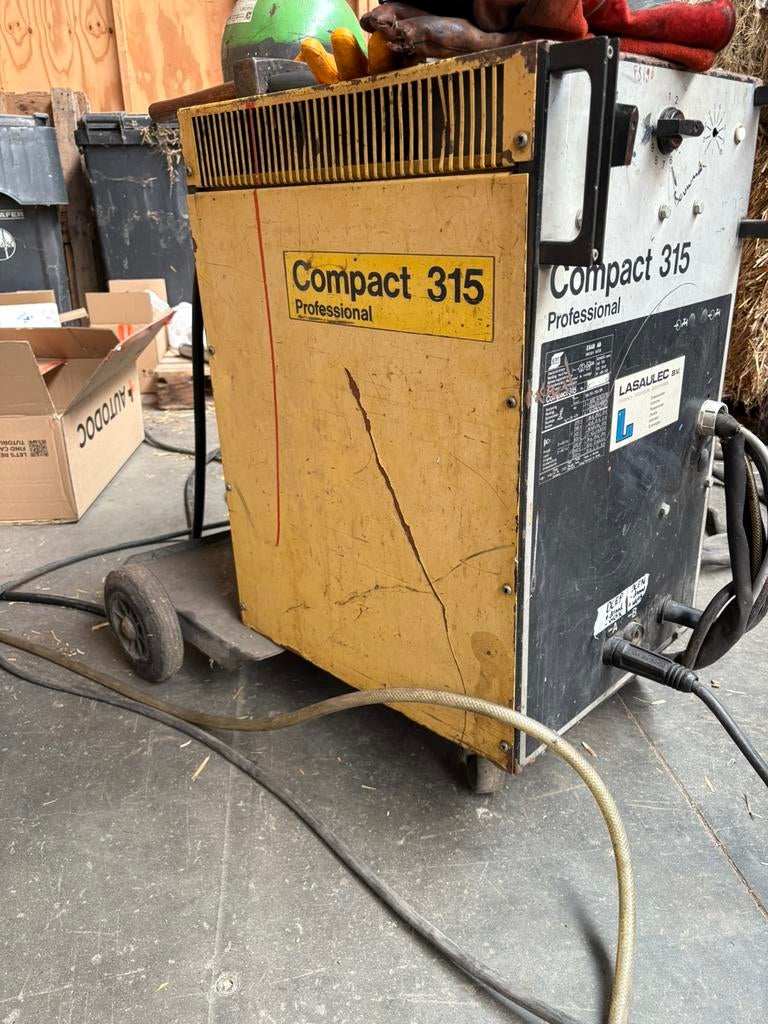 MIG/MAG ESAB Lasapparaat Compact 315 Professional-Heavy Duty, Doe-het-zelf en Verbouw, Gereedschap | Lasapparaten, Ophalen, Gebruikt