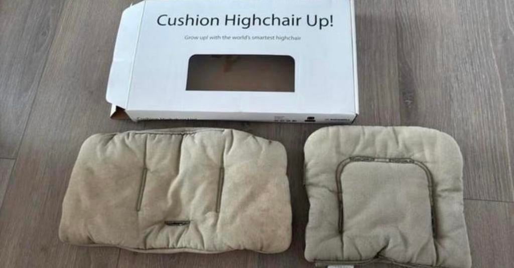 Kidsmill Up velours kussen – taupe (Canva), Kinderen en Baby's, Kinderstoelen, Ophalen of Verzenden, Gebruikt, Meegroeistoel