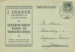 J. Dekker, Vlissingen - 09.1932 - briefkaart, Ophalen of Verzenden, Briefkaart