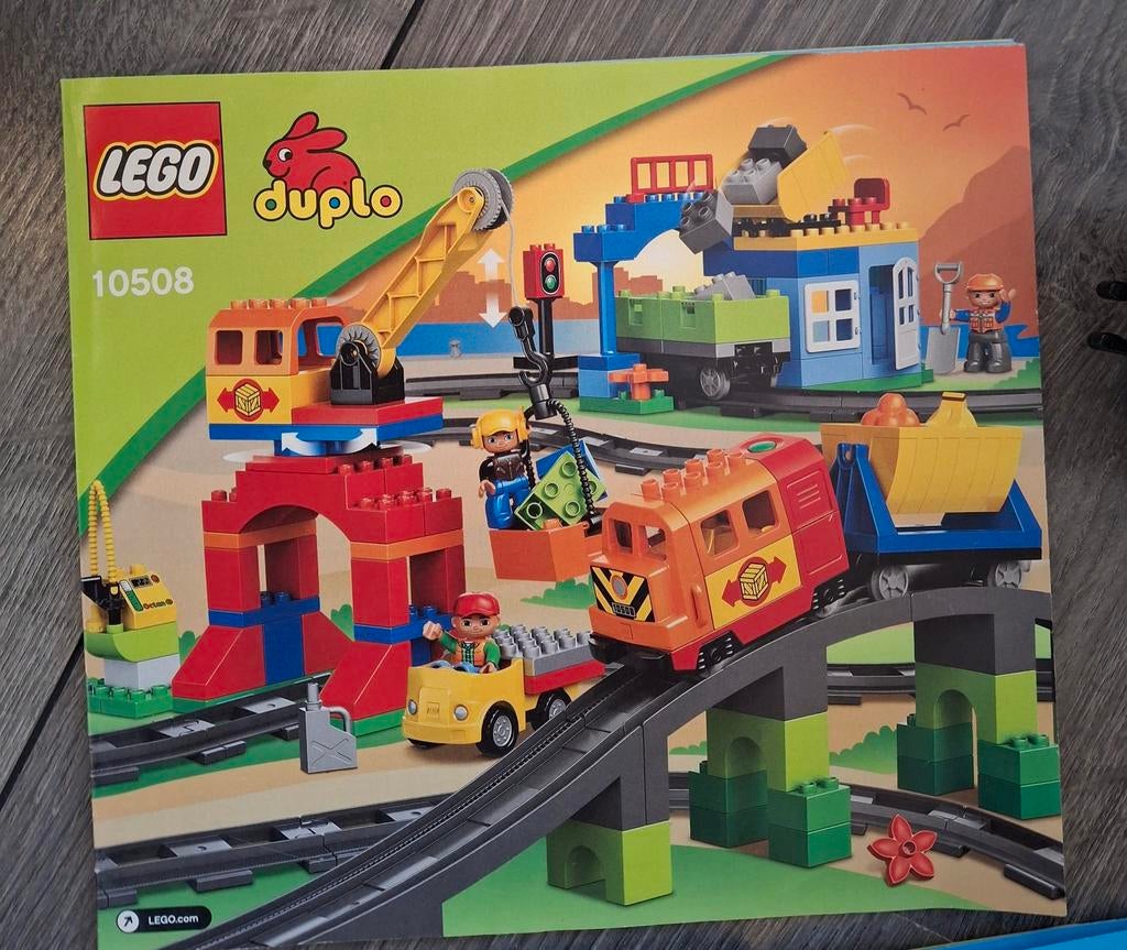 LEGO DUPLO  Mega Treinset: 10508, 10506, 3374 + Extra's, Ophalen, Gebruikt, Overige thema's, Lego