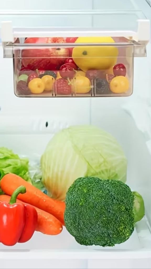 2 koelkast organizers doorzichtig, sterk, Huis en Inrichting, Keuken | Keukenelementen, Ophalen, Minder dan 50 cm, Overige kleuren