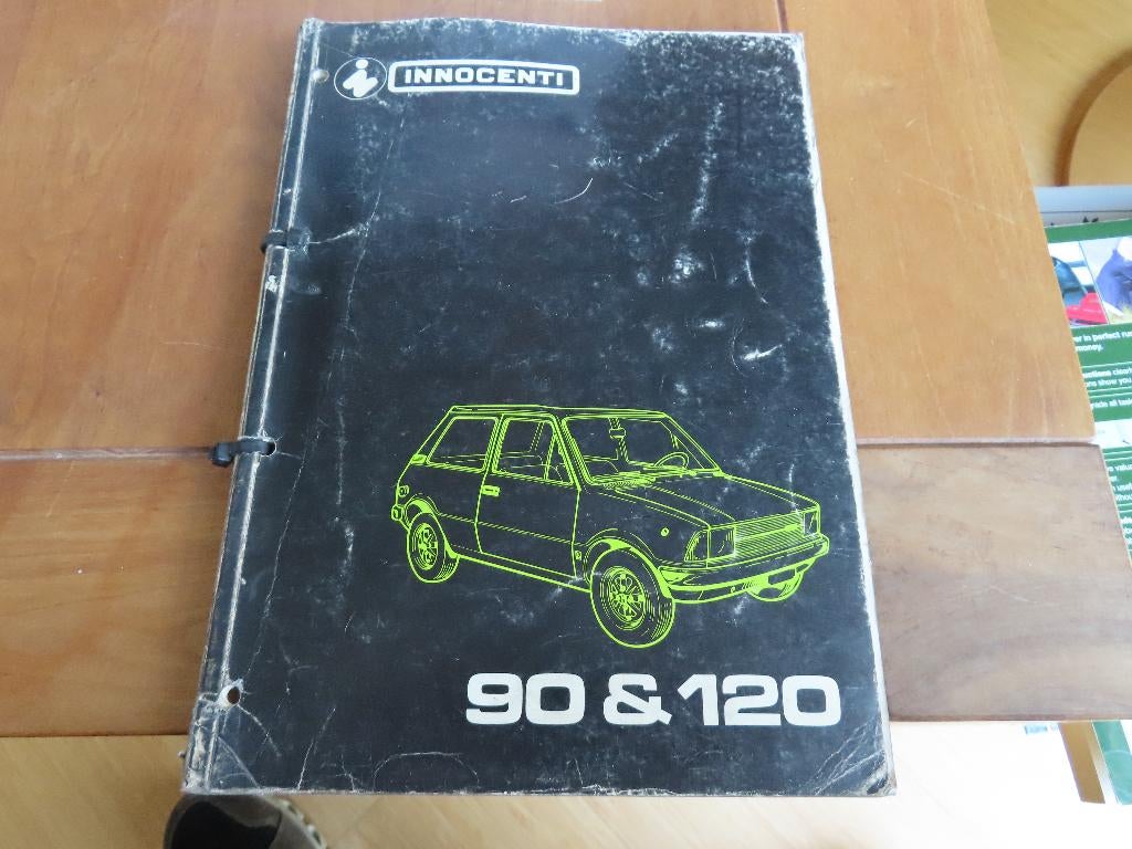 Innocenti 90, Innocenti 120 +Detomaso reparatie handboek '80, Ophalen of Verzenden