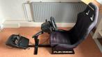 Playseat met Logitech stuur, pedalen en schakelpook, Ophalen, Gebruikt, Playseat of Racestoel, PlayStation 4