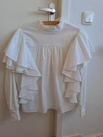 Witte blouse van 'JANICE' in maat 36, Wit, Ophalen of Verzenden, Maat 36 (S), JANICE