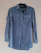 Blauwe ribstof overhemd Esmara, Kleding | Dames, Maat 38/40 (M), Blauw, Zo goed als nieuw, Esmara