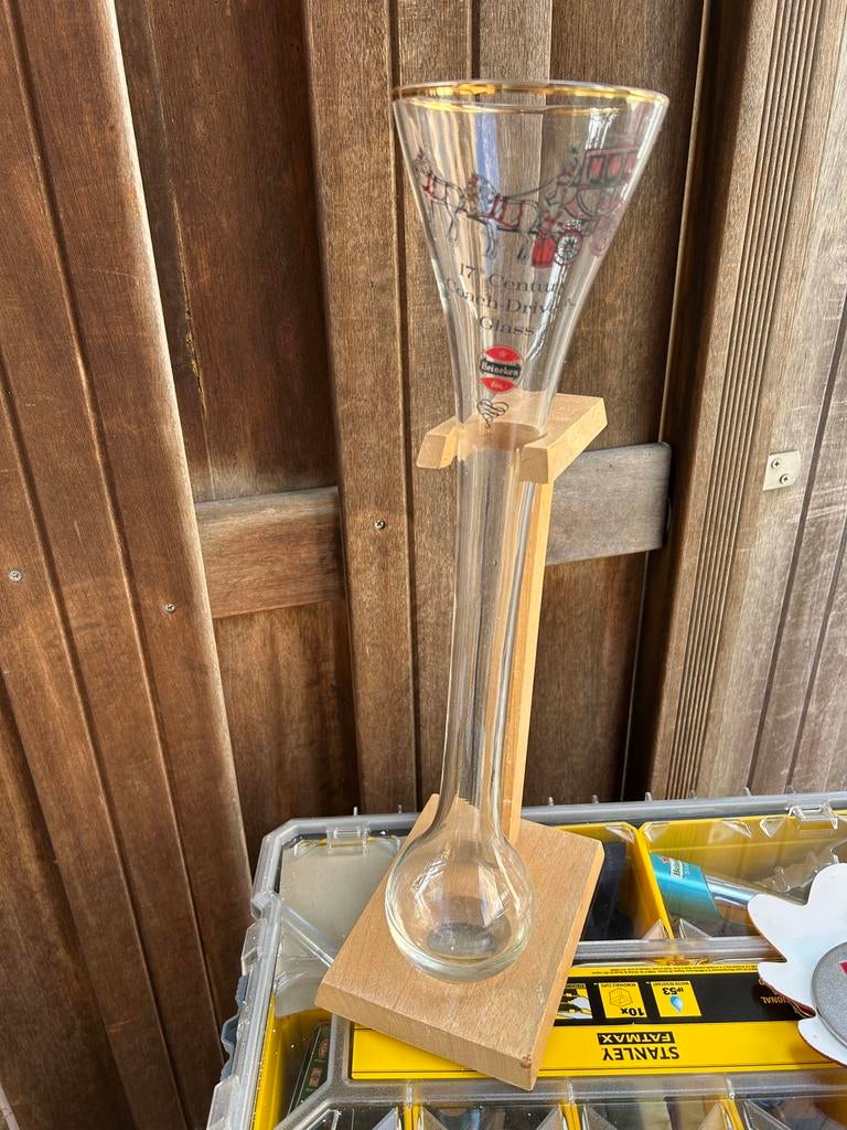 Heineken Beer koetsiers glas jaren 70 export, Ophalen, Zo goed als nieuw