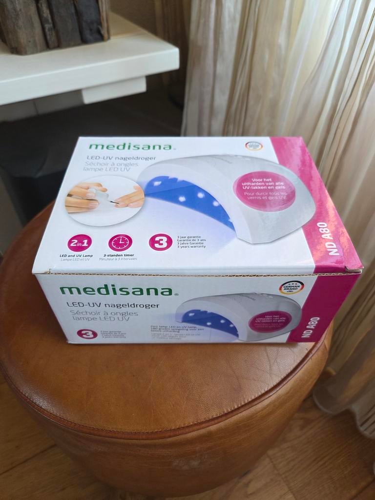 Medisana LED UV lamp nageldroger, Witgoed en Apparatuur, Persoonlijke-verzorgingsapparatuur, Verzenden, Nieuw, Hand- en Voetverzorging