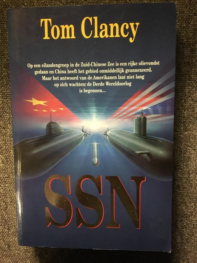 SSN ; door Tom Clancy #China #Marine #Onderzee, Boeken, Thrillers, Zo goed als nieuw, Amerika, Ophalen of Verzenden