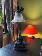 Speels Buddha lampje - kitsch tafellamp, Ophalen, Gebruikt, Metaal, Minder dan 50 cm