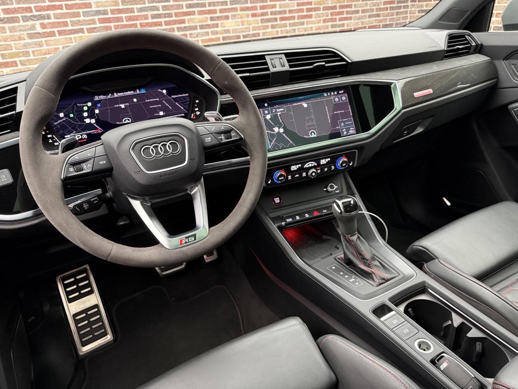 Audi RS Q3 TFSI Nardo Panorama Virtual 360 Trekhaak B&O Memo, Auto's, Audi, Automaat, Gebruikt, Startonderbreker, Bedrijf