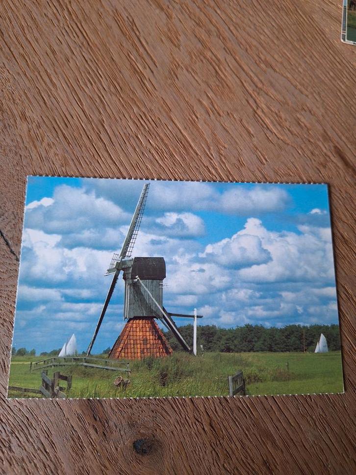 Spinnenkopmolen Goïngahuizen - Friesland Ansichtkaart, Verzamelen, Ansichtkaarten | Nederland, Ophalen of Verzenden