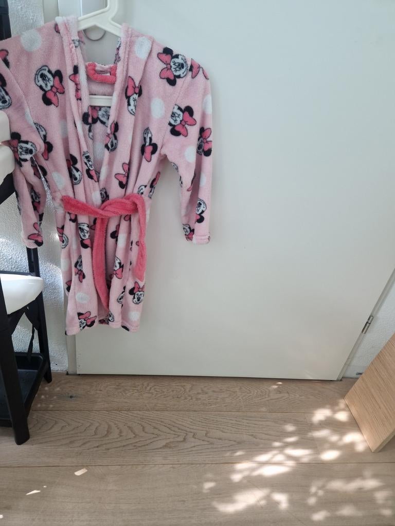 Leuke Minnie Mouse badjas voor kinderen (6-9 jaar), Ophalen of Verzenden, Gebruikt, Disney, Meisje