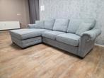 GRATIS BEZORGEN - Zeer Mooi Grijs Hoekbank, Info@banxtel.nl, Hoekbank, Hoekbank, Ophalen of Verzenden