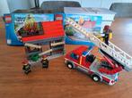 Lego City Brandweerwagen met Gebouw in Brand, Kinderen en Baby's, Speelgoed | Duplo en Lego, Ophalen of Verzenden, Zo goed als nieuw
