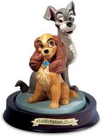 WDCC Walt Disney Classic Collection Lady and the Tramp, Ophalen of Verzenden, Overige figuren, Zo goed als nieuw, Beeldje of Figuurtje