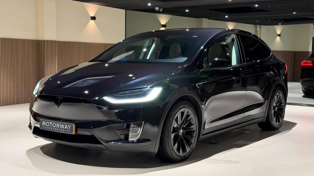 Tesla Model X 90D 7P.| FREE SUPERCHARGING LIFETIME SC01|MCU2, Auto's, Tesla, Model X, Gebruikt, Beige, 7 stoelen