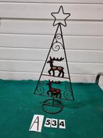 Waxcinehouder kerst met rendieren metaal, [a534], Ophalen of Verzenden, 'T Olde Gre-j, Info@toldegrej.nl, Endepoelstraat 20f Didam