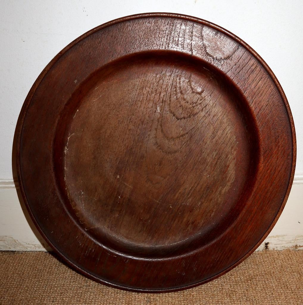 Houten Schotel - 35 cm Diameter, Antiek en Kunst, Ophalen of Verzenden