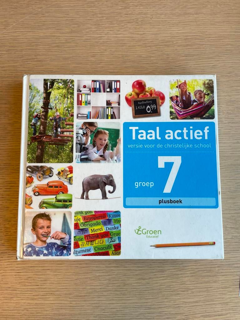 2x Taal actief groep 7 plusboek - Groen Educatief, Boeken, Ophalen of Verzenden, Gelezen, Overige niveaus, Nederlands