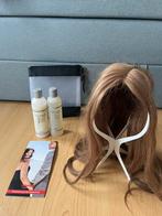 Haarstuk donkerblond, Ophalen, Zo goed als nieuw, Pruik of Haarverlenging