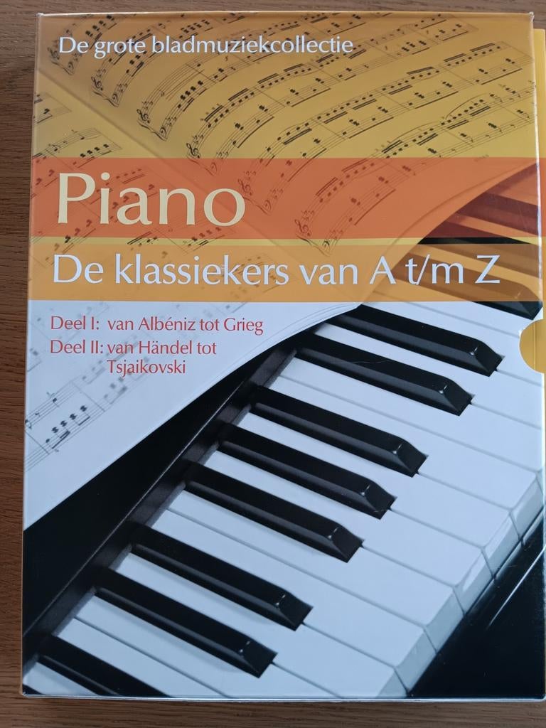 Bladmuziek Piano De Klassiekers van A t/m Z 2 delen, Ophalen of Verzenden, Artiest of Componist, Populair, Piano