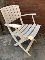 Retro tuinstoelen Grosfillex. 4x, Tuin en Terras, Ophalen of Verzenden, Gebruikt, Plastic, Inklapbaar