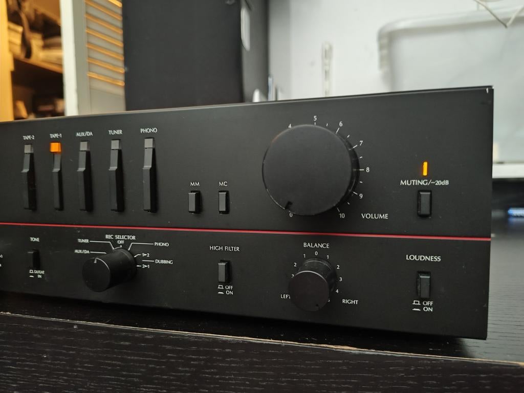 Sansui AU-D22 versterker. - Doorgesoldeerd en kraakvrij, Ophalen of Verzenden