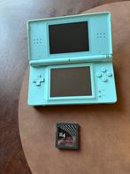 Nintendo DS Lite Turquoise + R4 kaart, Spelcomputers en Games, Ophalen of Verzenden, Zo goed als nieuw, DS Lite
