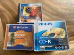 CD-R en DVD-R schijven: Nashua, Verbatim, Philips, Computers en Software, Beschrijfbare discs, Ophalen of Verzenden, Nieuw, Cd