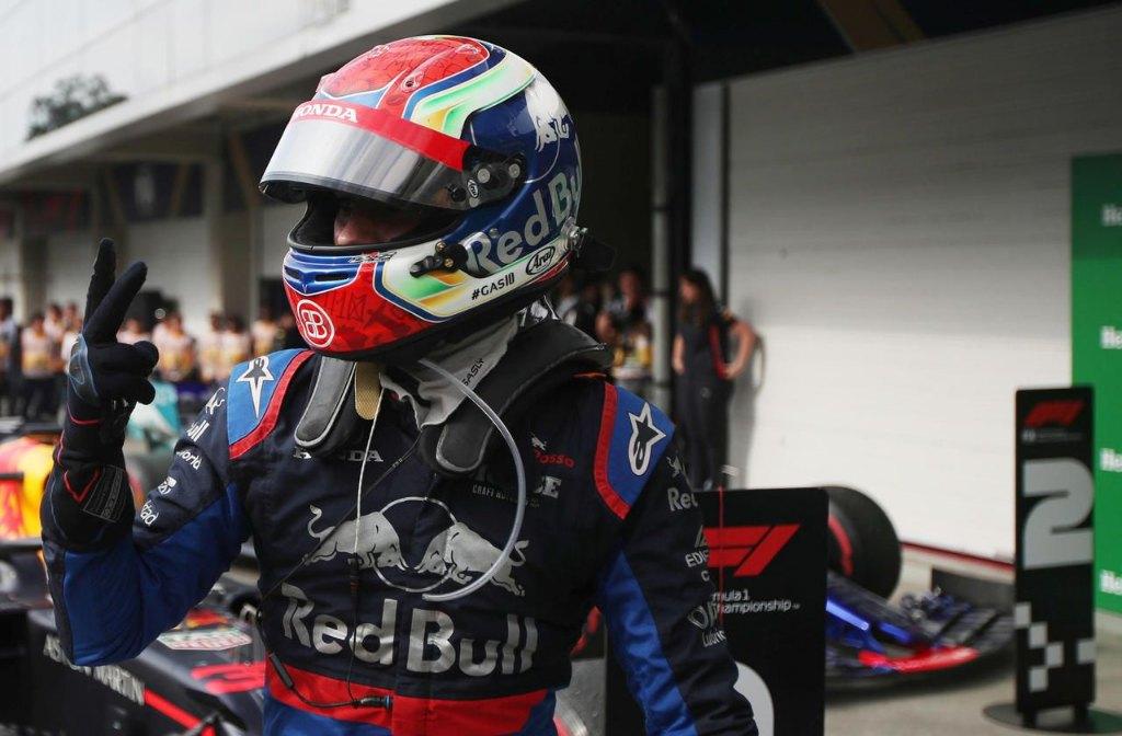 ✅ Pierre Gasly 1:5 helm 2019 2nd place Brazilian GP Spark, Verzamelen, Ophalen of Verzenden, Nieuw, Formule 1