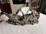 Groot aquarium ornament – gezonken schip (75 cm), Ophalen of Verzenden, Zo goed als nieuw
